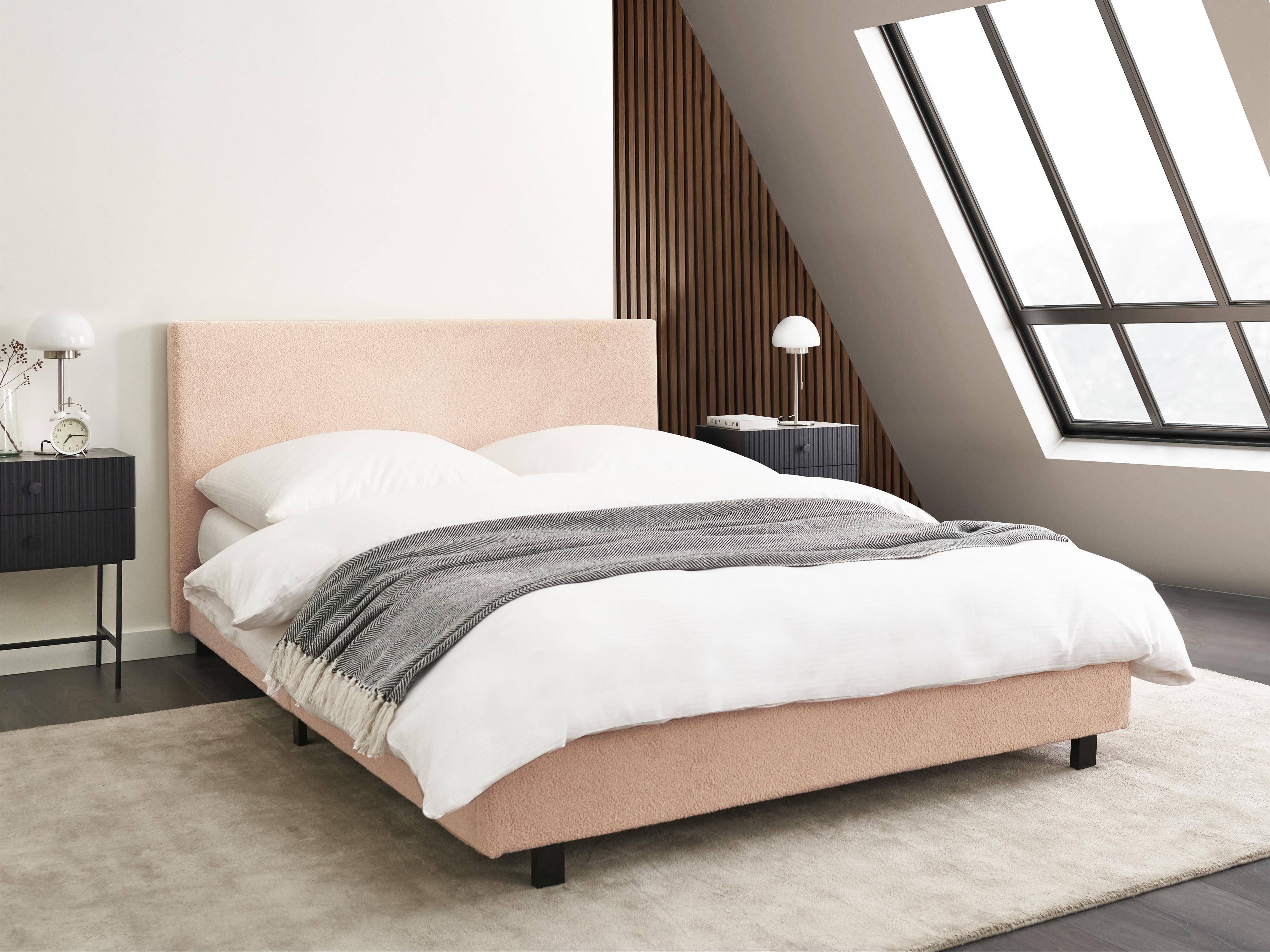 Waterbed Boucle ALBI 140 x 200 cm (EU Double) Beige