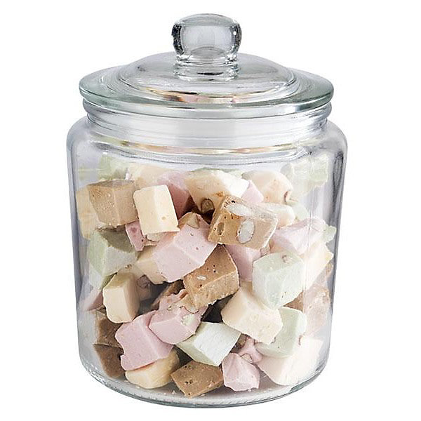 Bocal de conservation en verre pour biscuits - 0,90 Litre