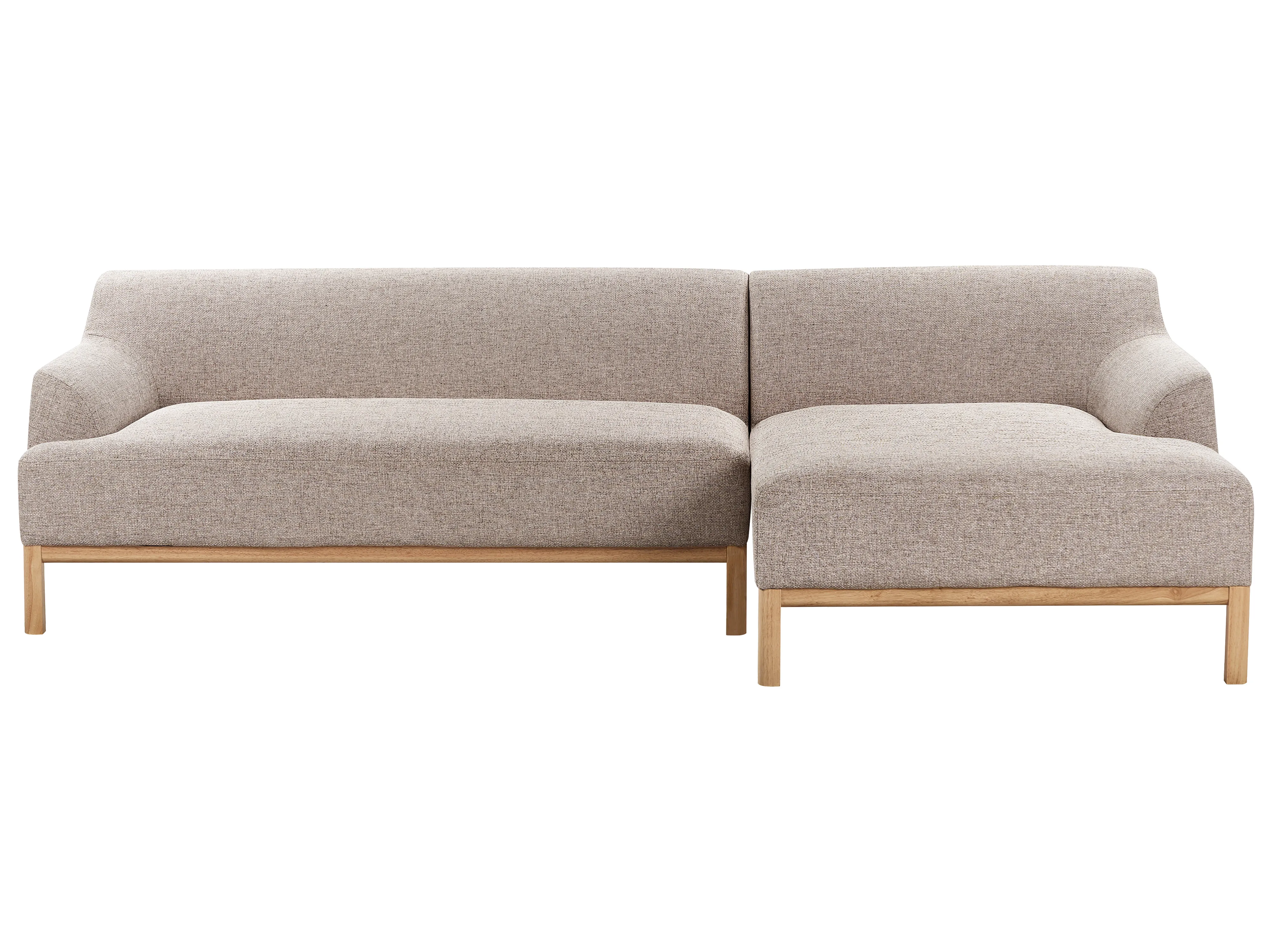Sofa 3 Seater SOSJO Fabric Light Brown