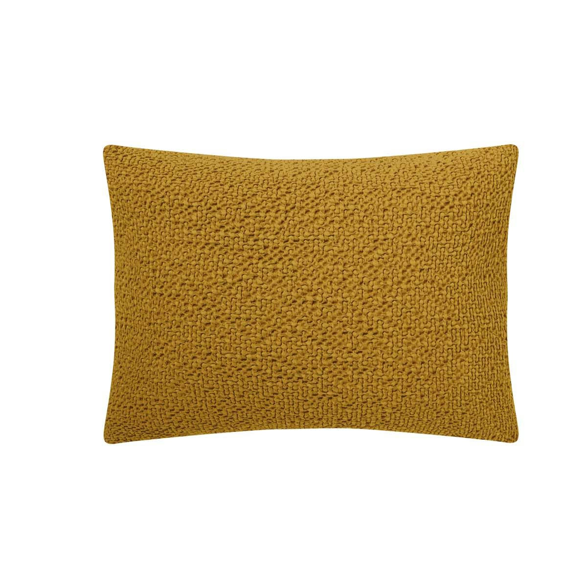 SONGE - Housse de coussin en coton jaune 40x60