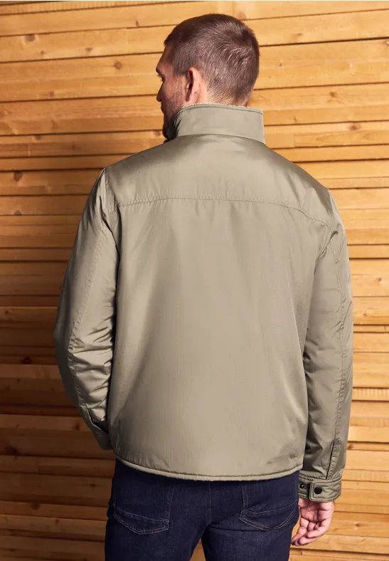 Overshirt mit Teddy-Futter