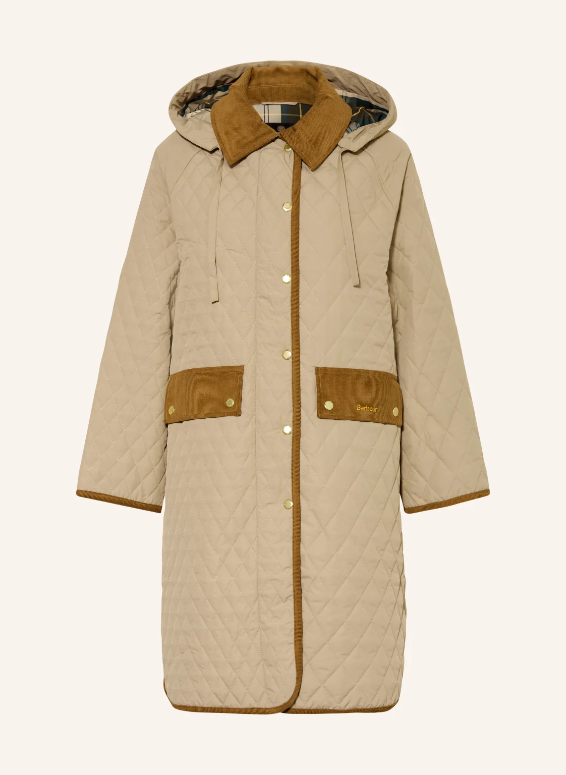 Barbour Steppmantel RAVENSDEN QUILT mit abnehmbarer Kapuze