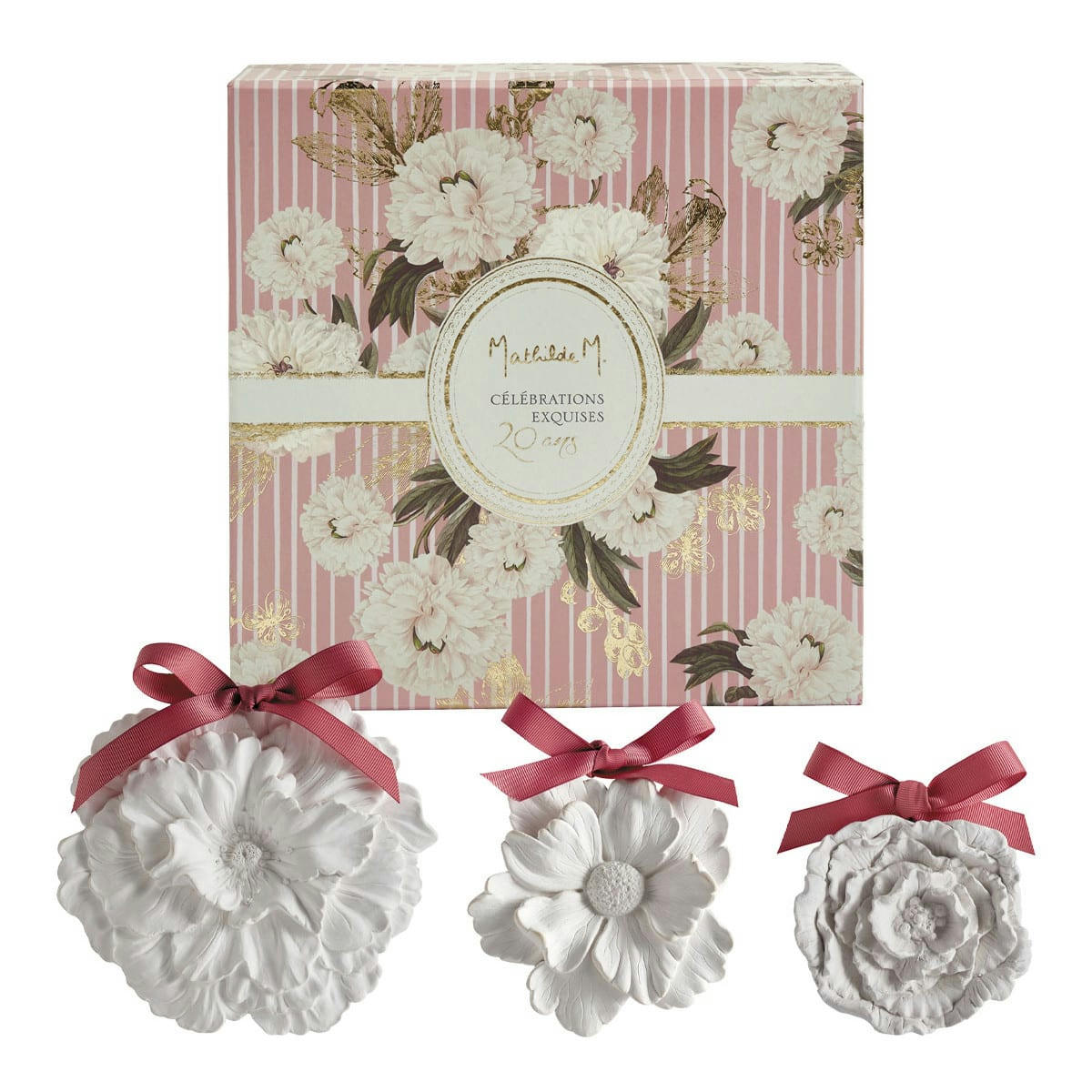 Escale à Sintra - Coffret de 3 fleurs parfumées - Rose Élixir