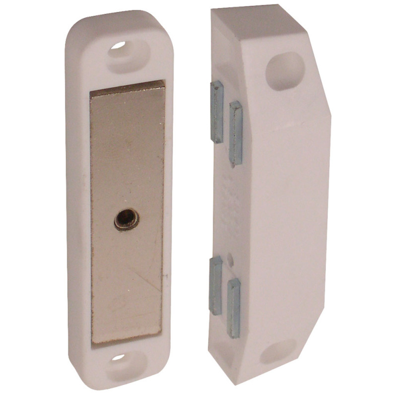 Loqueteau magnétique 12 kg blanc TEKNIBOX