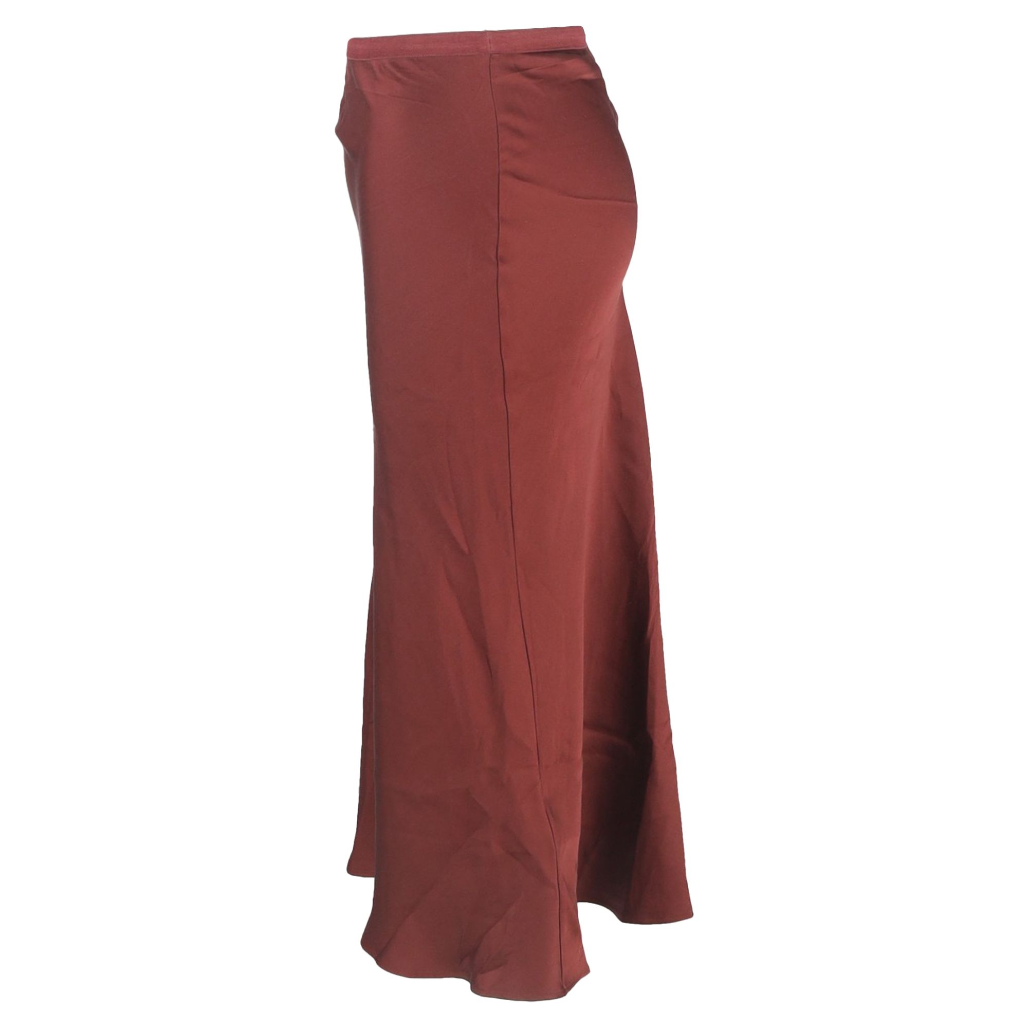 Anine Bing Preloved Bar Skirt Red Silk