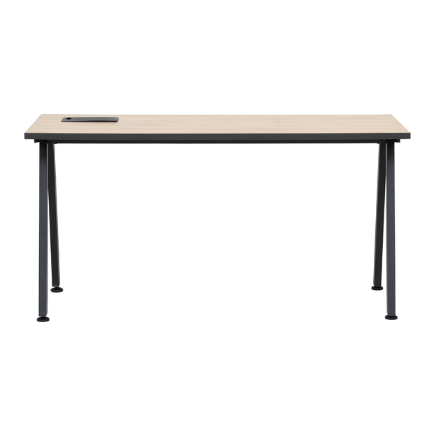 MESA 1,50 M X 60 CM COM CAIXA PARA CONECTIVIDADE ALETA