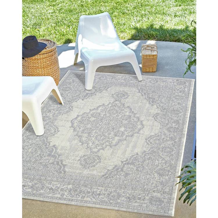 Homemaker Silver Outdoor Rug - 160X230CM