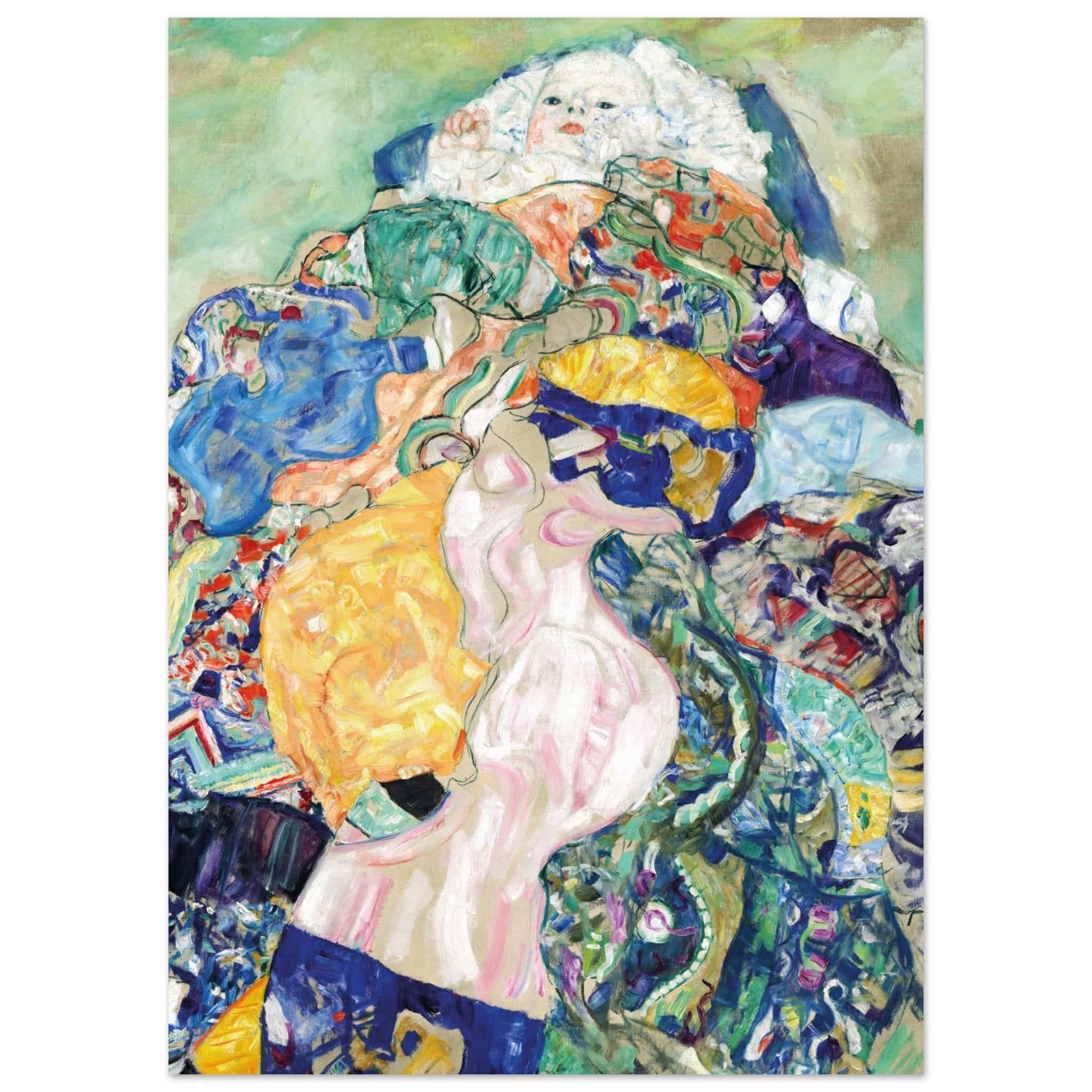 Artfulprints Poster Gustav Klimt - Infant  - 50x70 cm - Meerkleurig