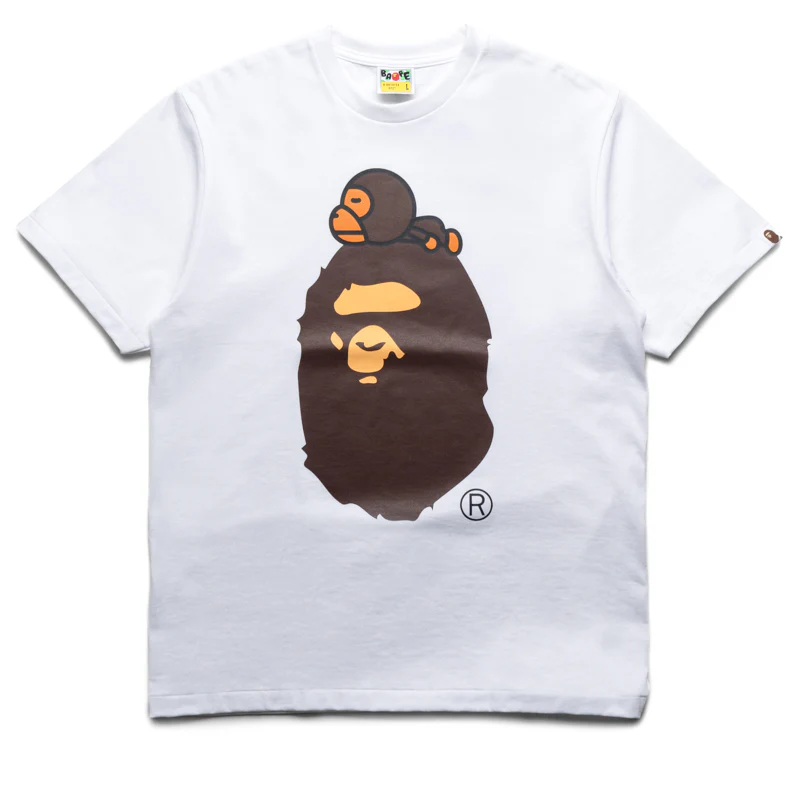 A Bathing Ape Milo On Big Ape Tee - White