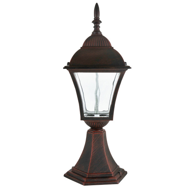 Lampa ogrodowa PARIS wys:40,3 cm miedziany patyna LED 1x6W 350lm IP43 Polux
