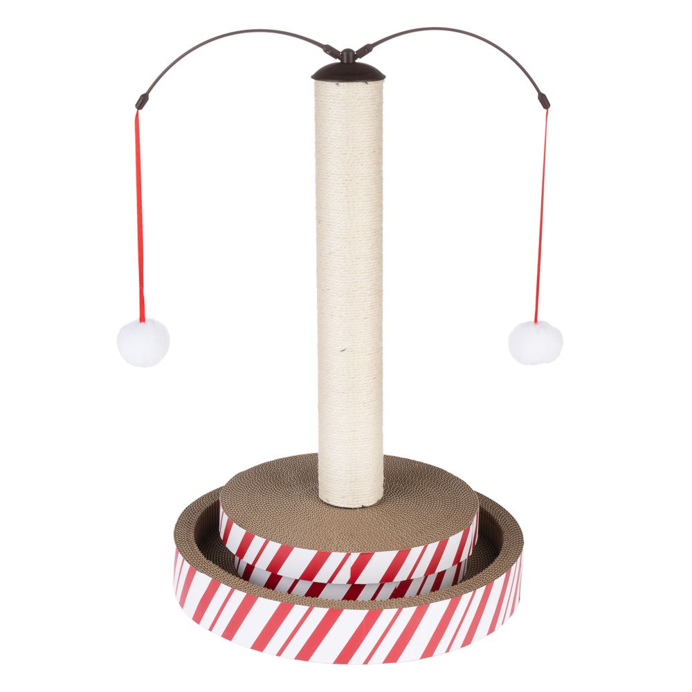 TIAKI 4-in-1 Multi-Toy Scratching Post for Cats