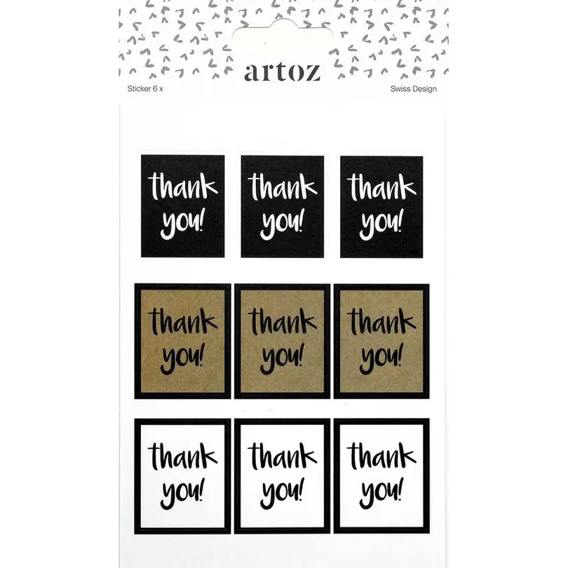 Sticker 6er-Set Stickers