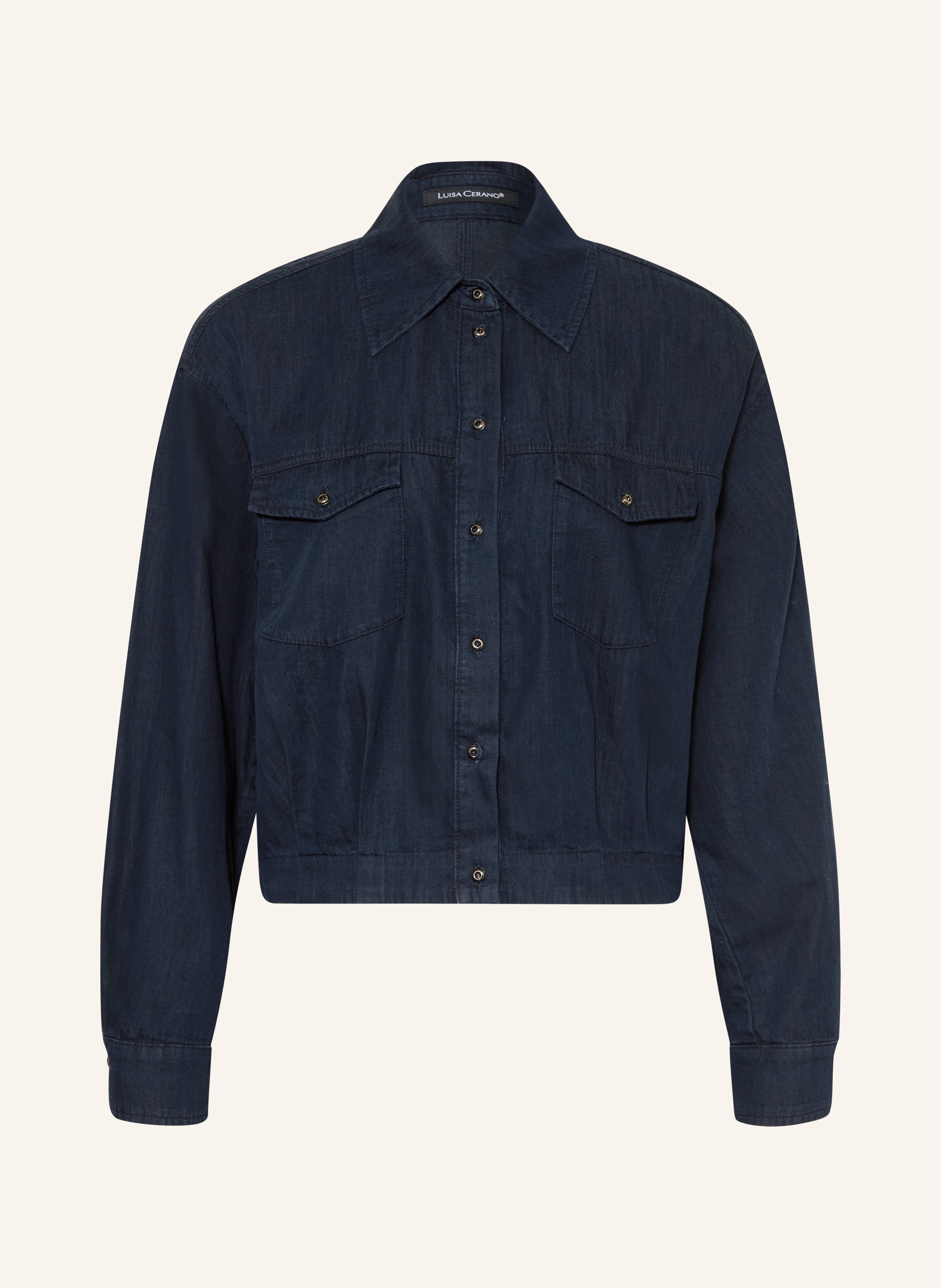 LUISA CERANO Jeansbluse