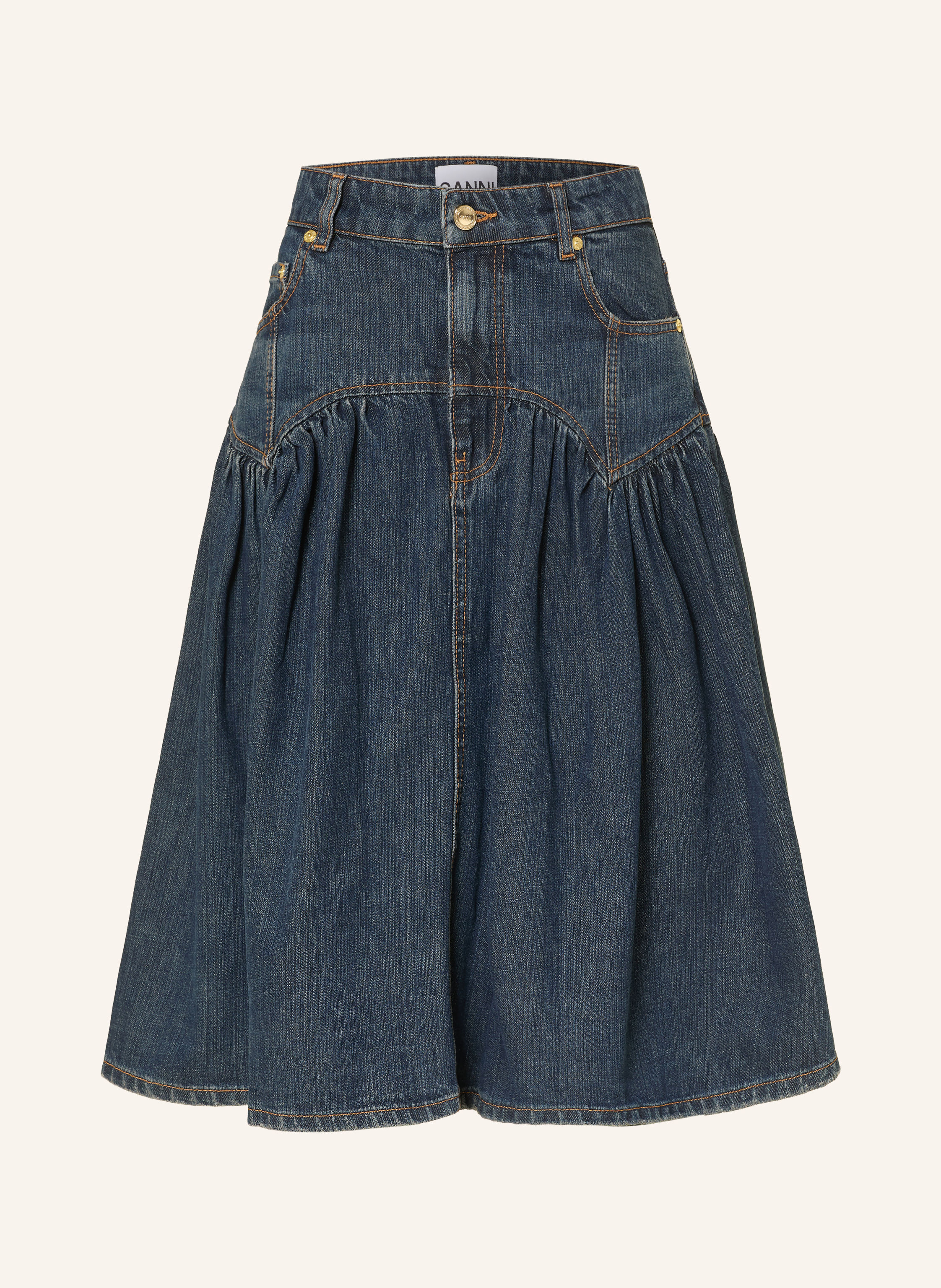 GANNI Jeansrock