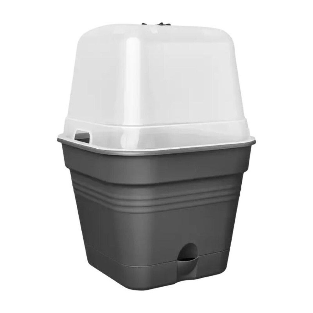 DYREKPOTTE ELHO GREEN BASICS 20X20CM SVART