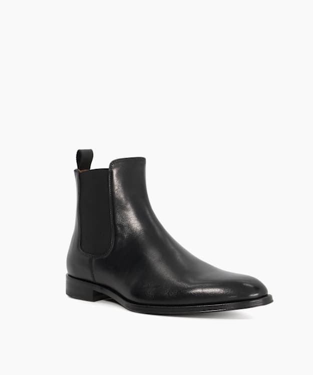 Manson Black - Premium Leather Chelsea Boots