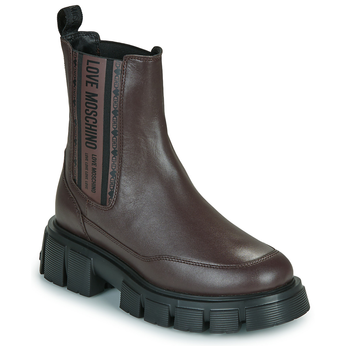 Love Moschino - WINTER TASSEL - Chocolate
