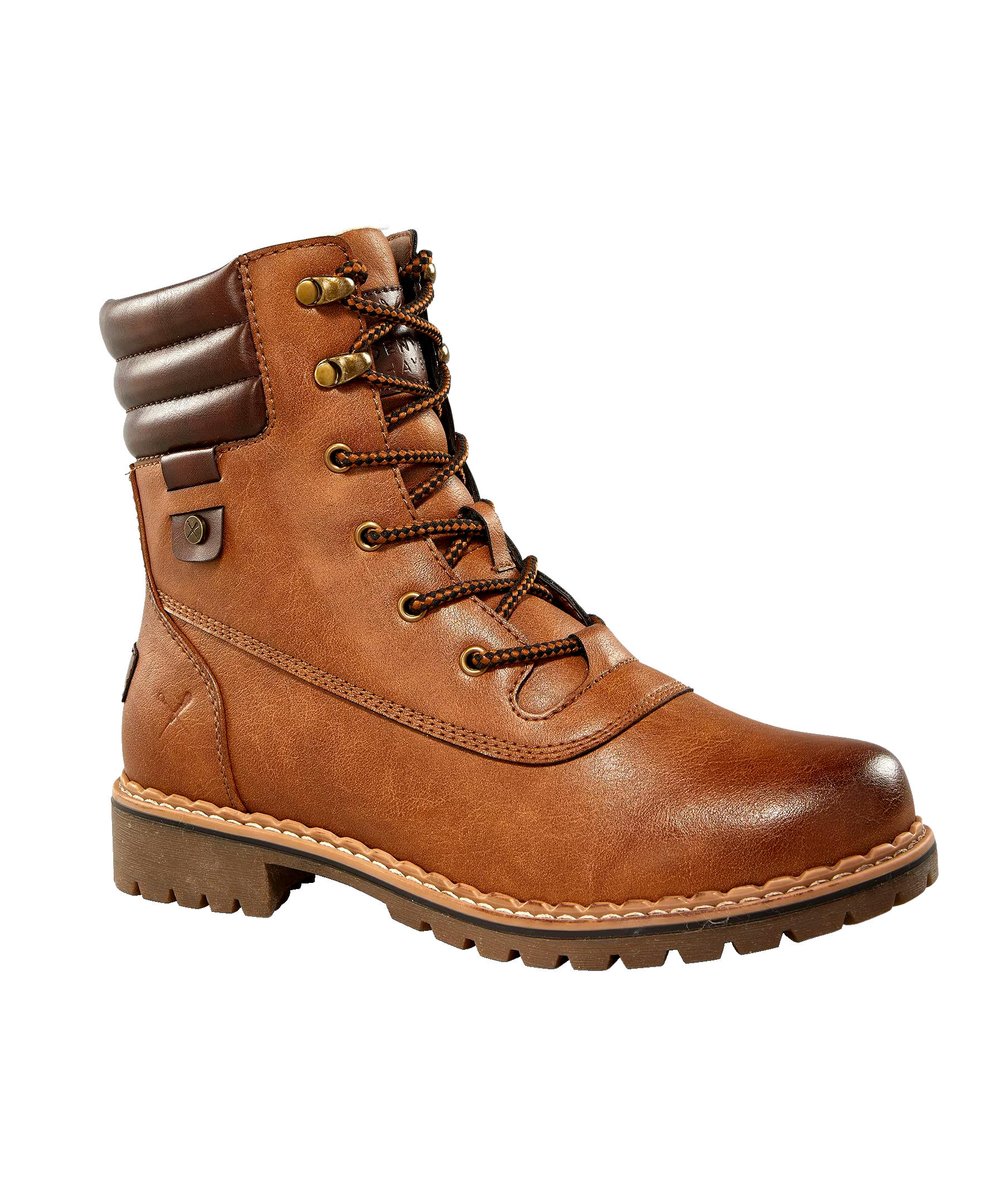 Denver Hayes Women's Laura Lug Sole Lace-Up Boots