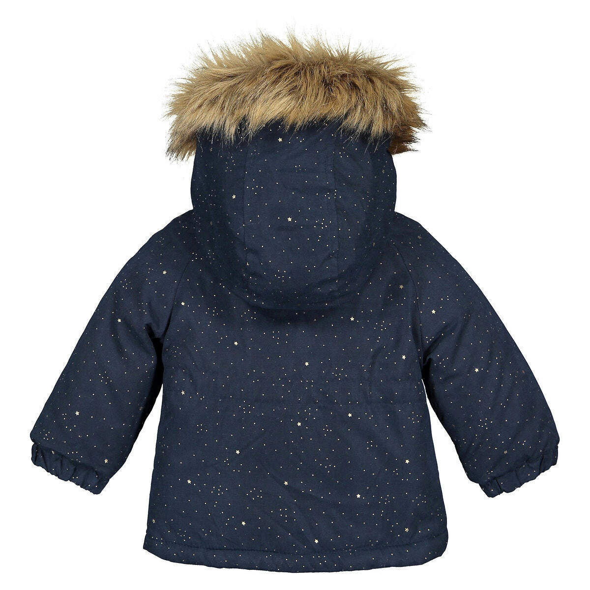 Parka chaude à capuche imprimée