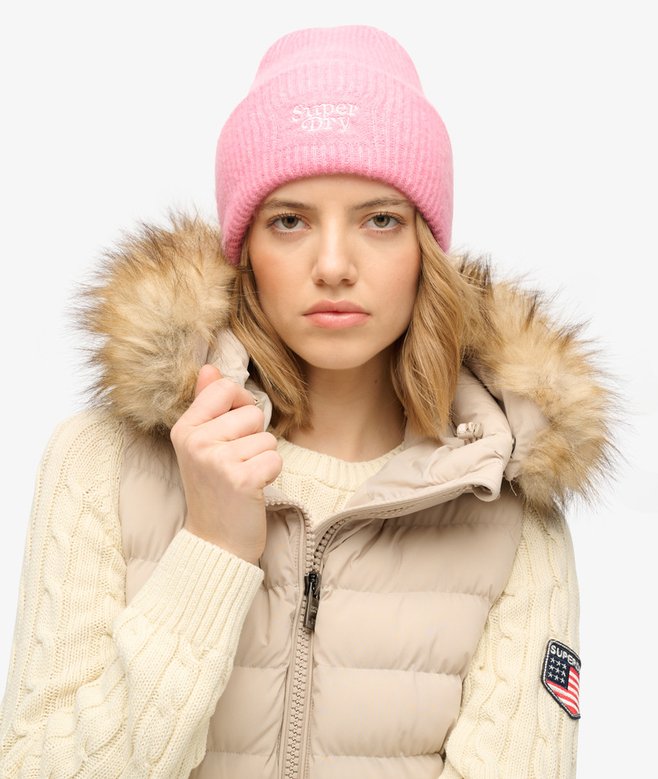 Soft Rib Knit Beanie Hat