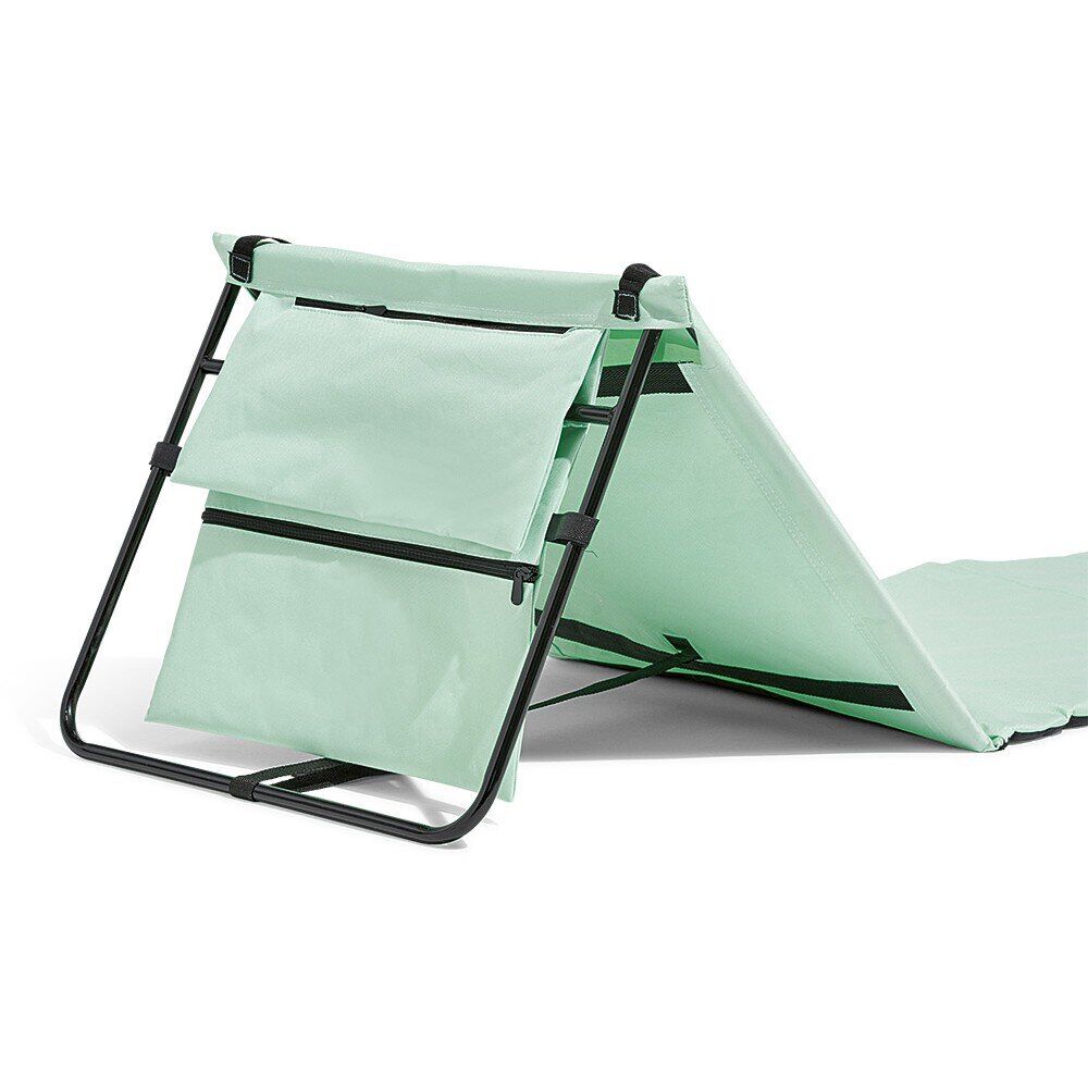 Matelas dossier de plage pliant Funky 153x51xH41cm vert