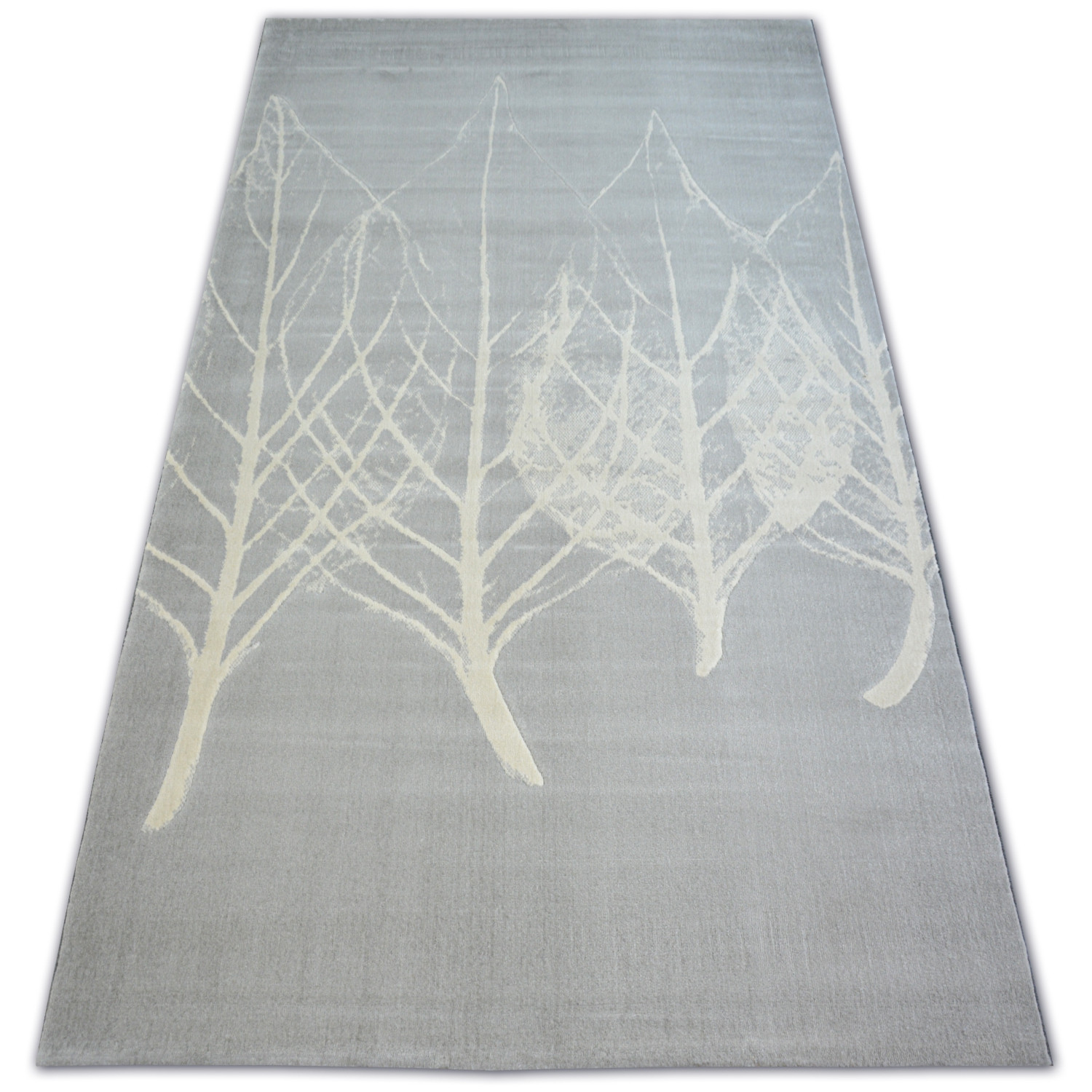 Dywan SCANDI 18281/652 - LISTKI szary krem 80x150 cm