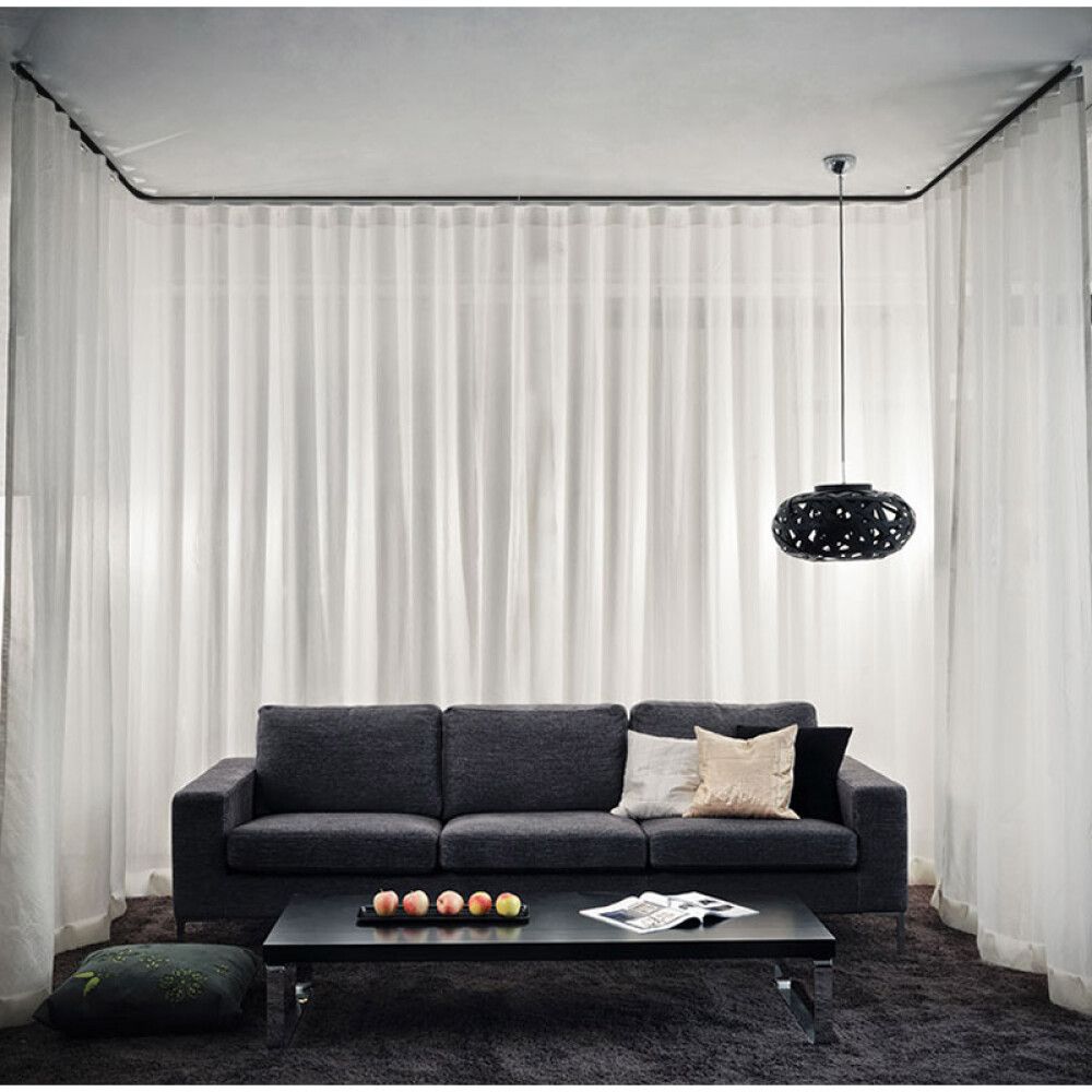 SKINNE KIRSCH FLEXI-SETT 200CM SVART