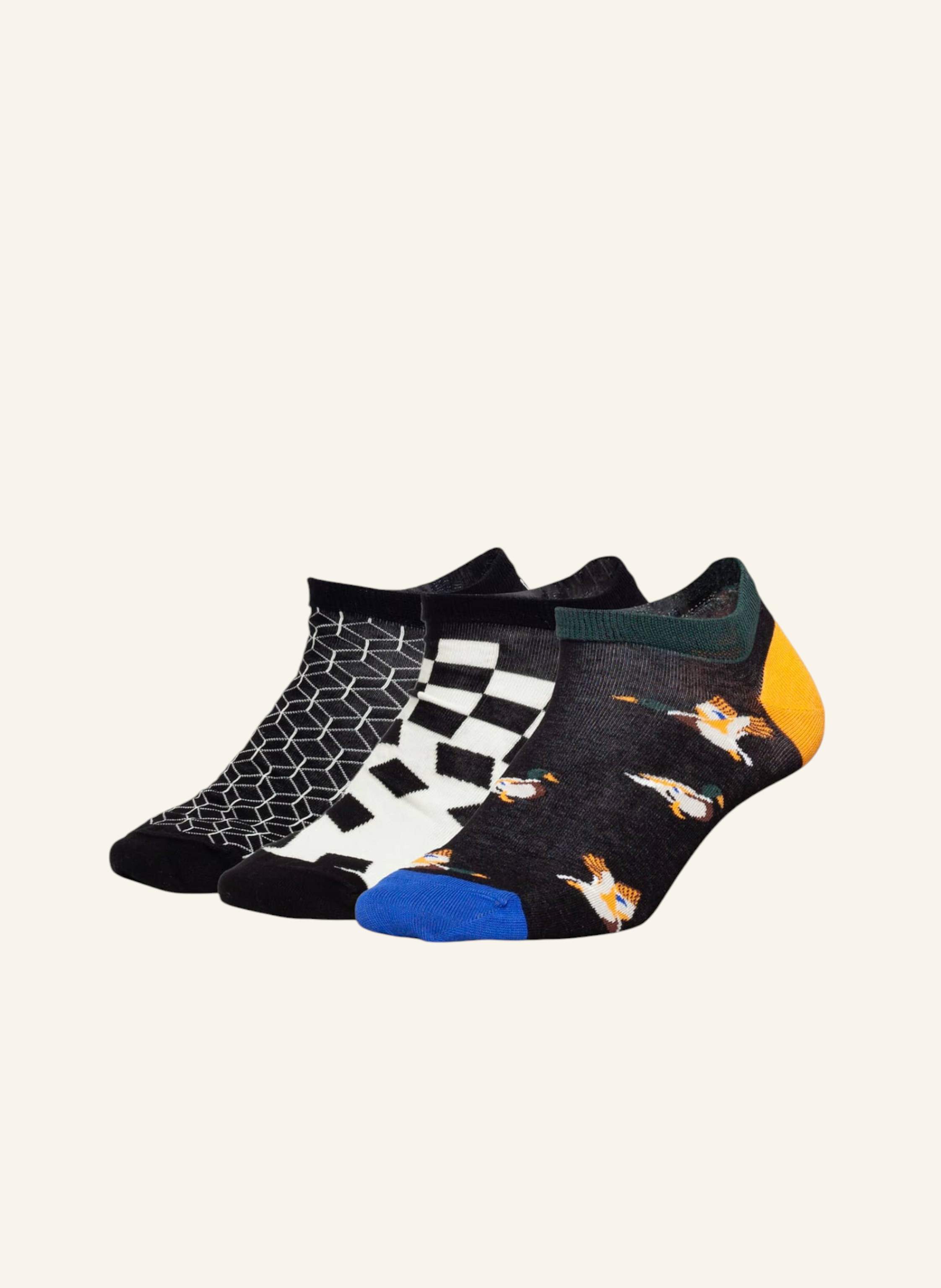 DillySocks Sneakersocken SHORT DUCK GEOMETRICS