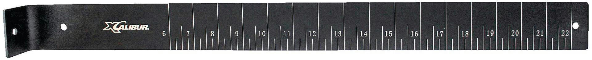 Xcalibur Aluminum Ruler, 22-in