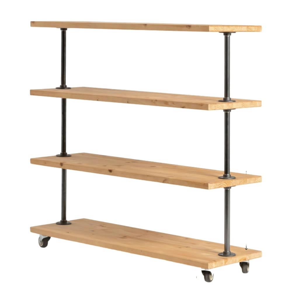 ERU - Étagère ou porte-chaussures en bois d'épicéa en couleur naturel