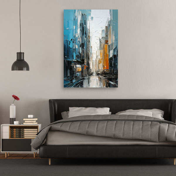 Feeby Obraz do salonu, Miasto Architektura Tekstura 40x60