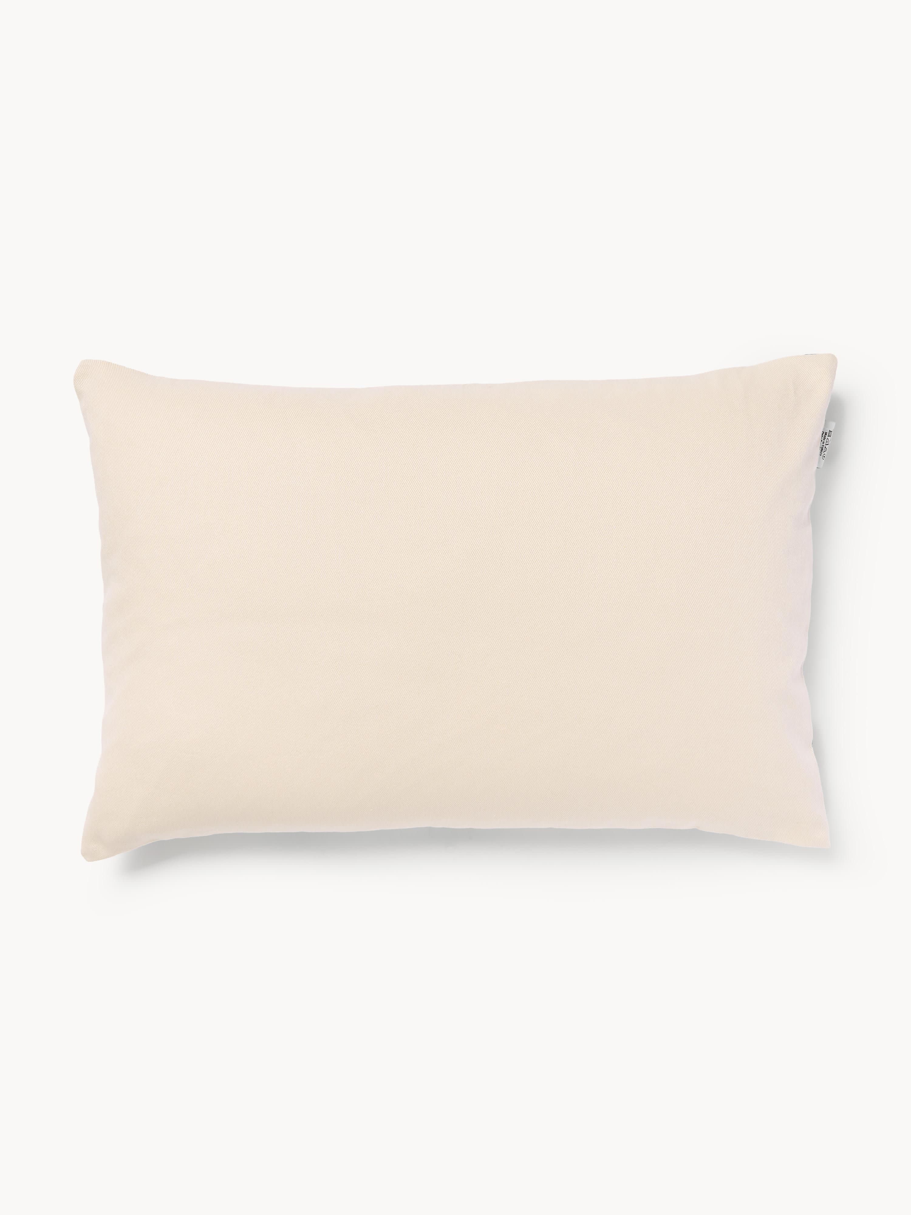 Seidensamt-Kissenhülle Velvety mit Zickzack-Muster
