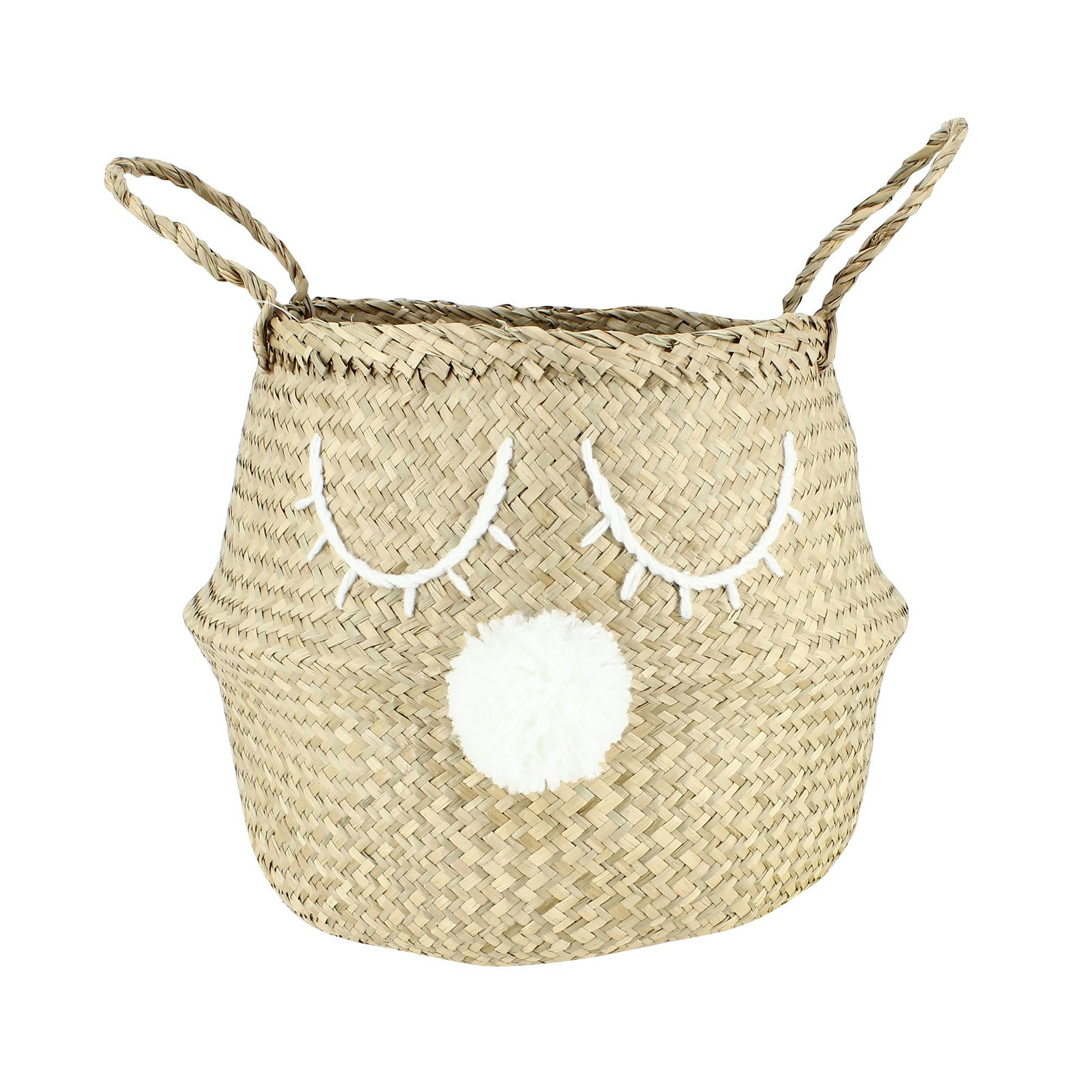 NAXOS - Panier cache-pot en jonc de mer