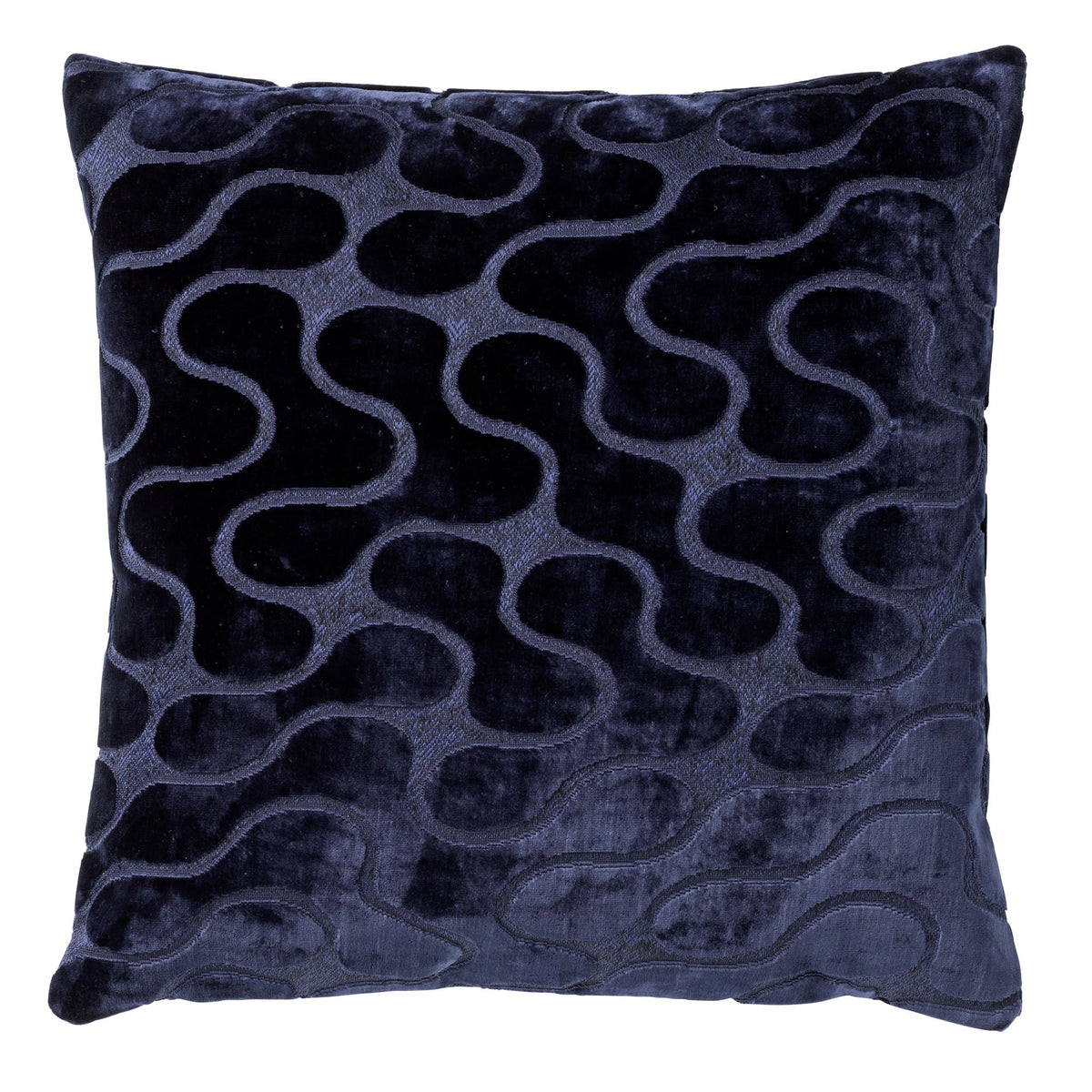 NADINE | sierkussen 45x45 cm | Insignia Blue | blauw | Hoii | met duurzame kussenvulling