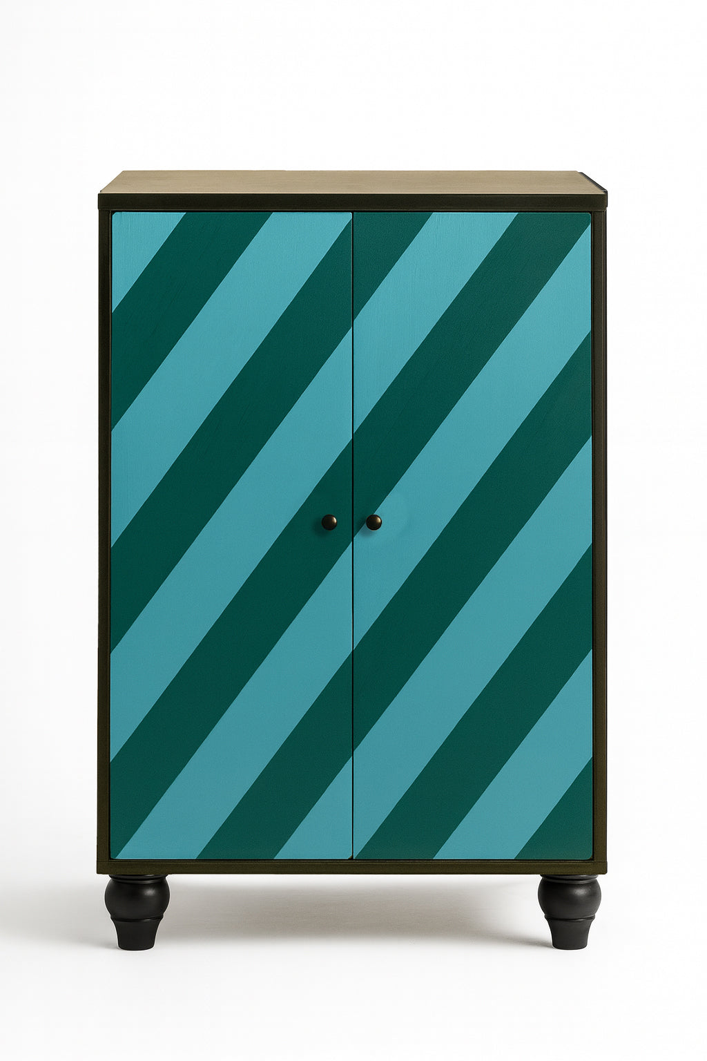 Dressoir met 2 deuren van gemelamineerd MDF en soft-close MARCUS