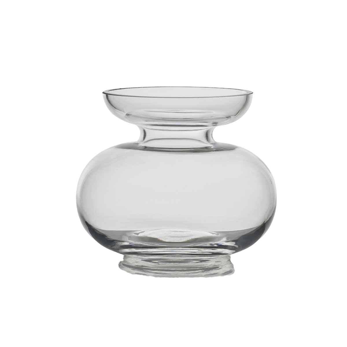 Zone Denmark Inu Kleine Ronde Glazen Vaas - 11 x 9 cm