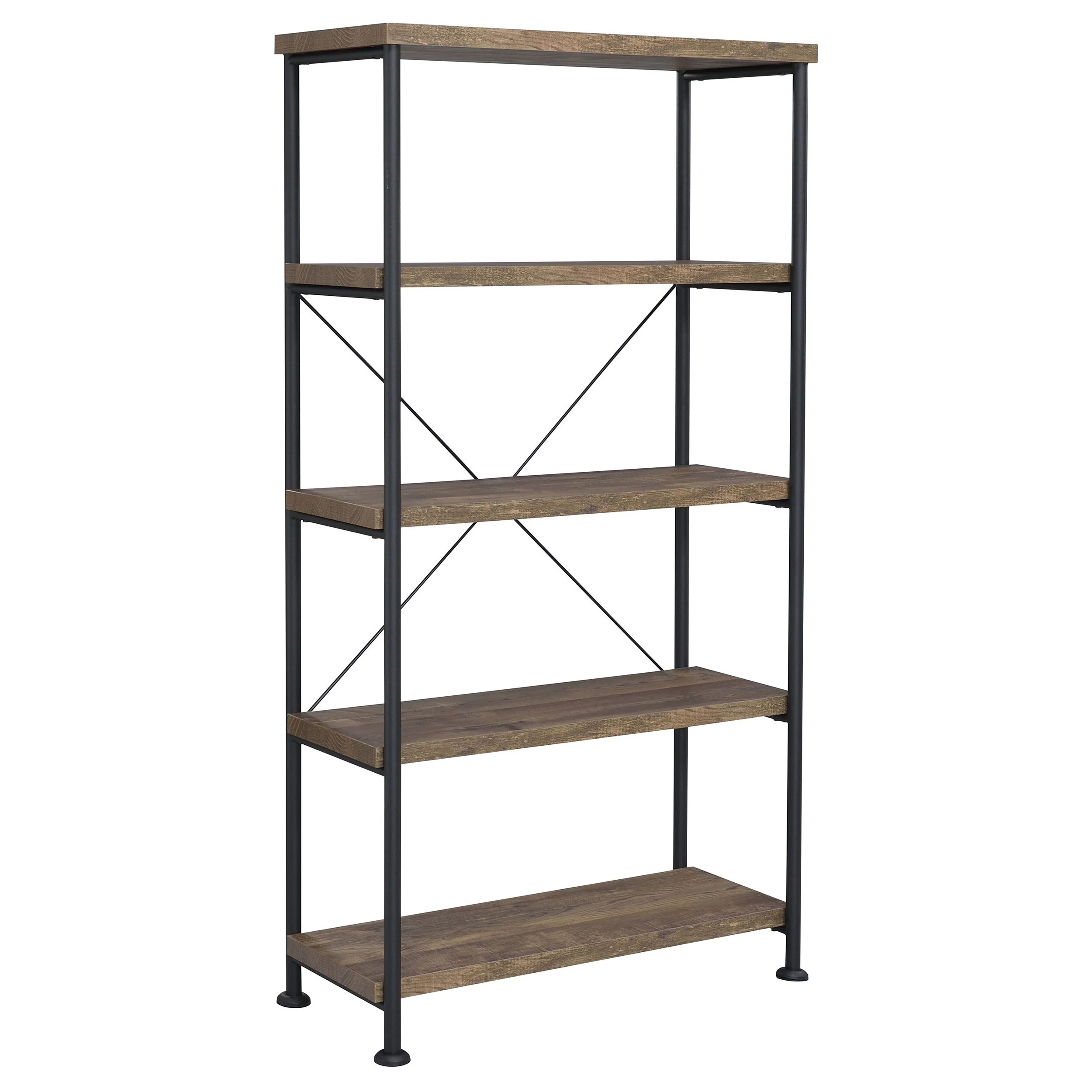 Analiese Farmhouse 63-inch 4-shelf Bookshelf - 31.50 x 14.25 x 63.00