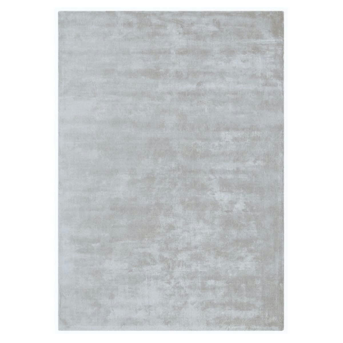 TITANE - Tapis luxe designer en Viscose Gris clair 175x250 cm