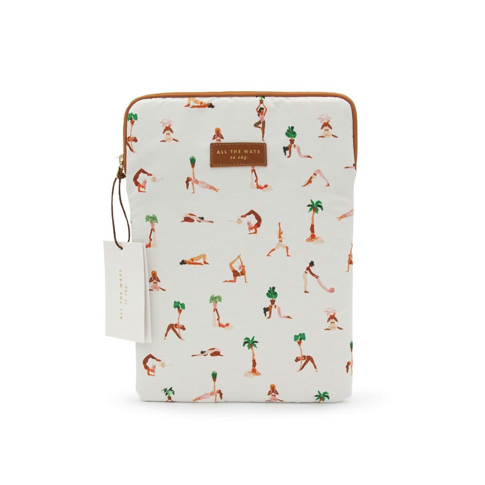 - Housse pour Ordinateur Macbook 13'  Motif Yoga