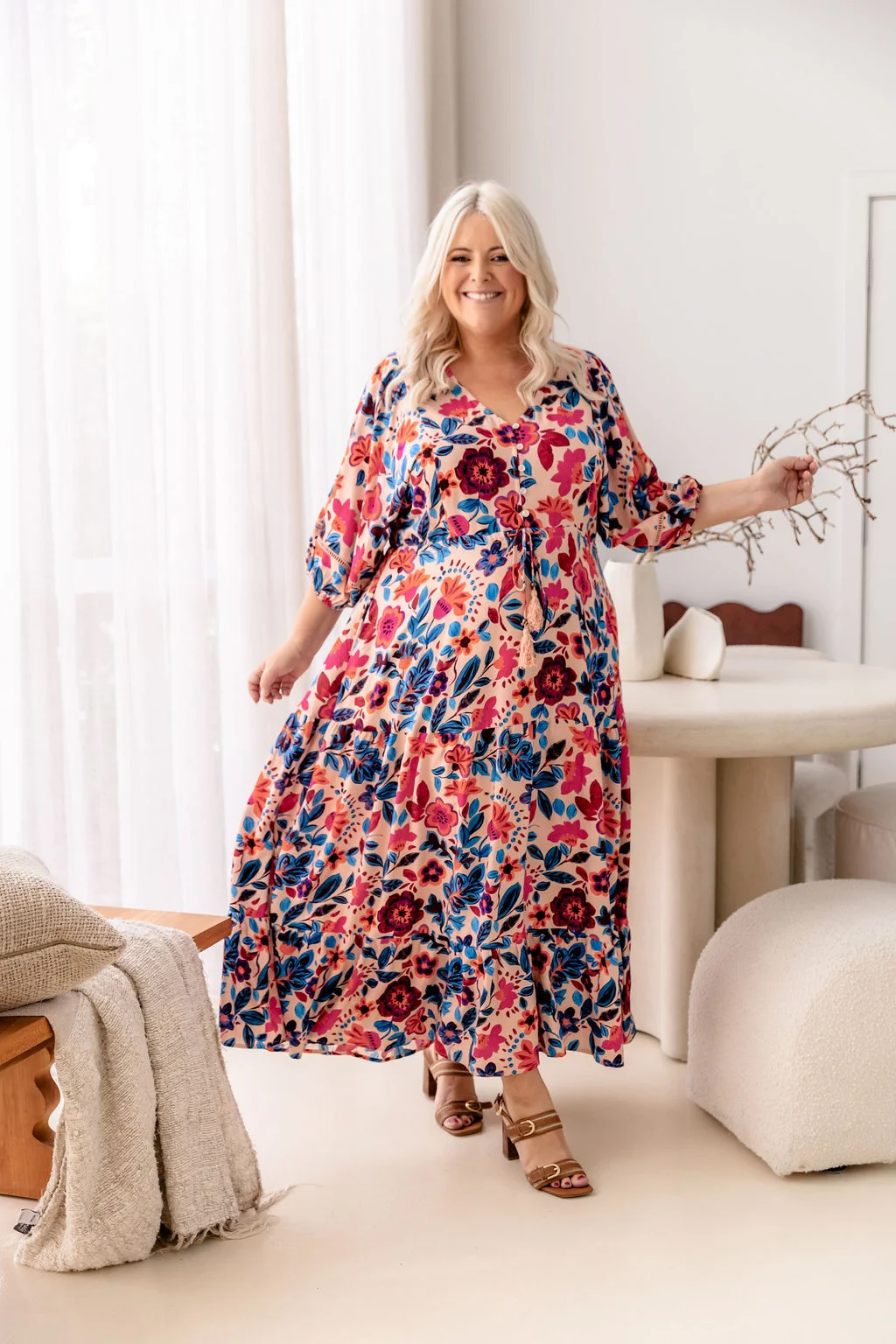Addison Maxi Dress in Jardin