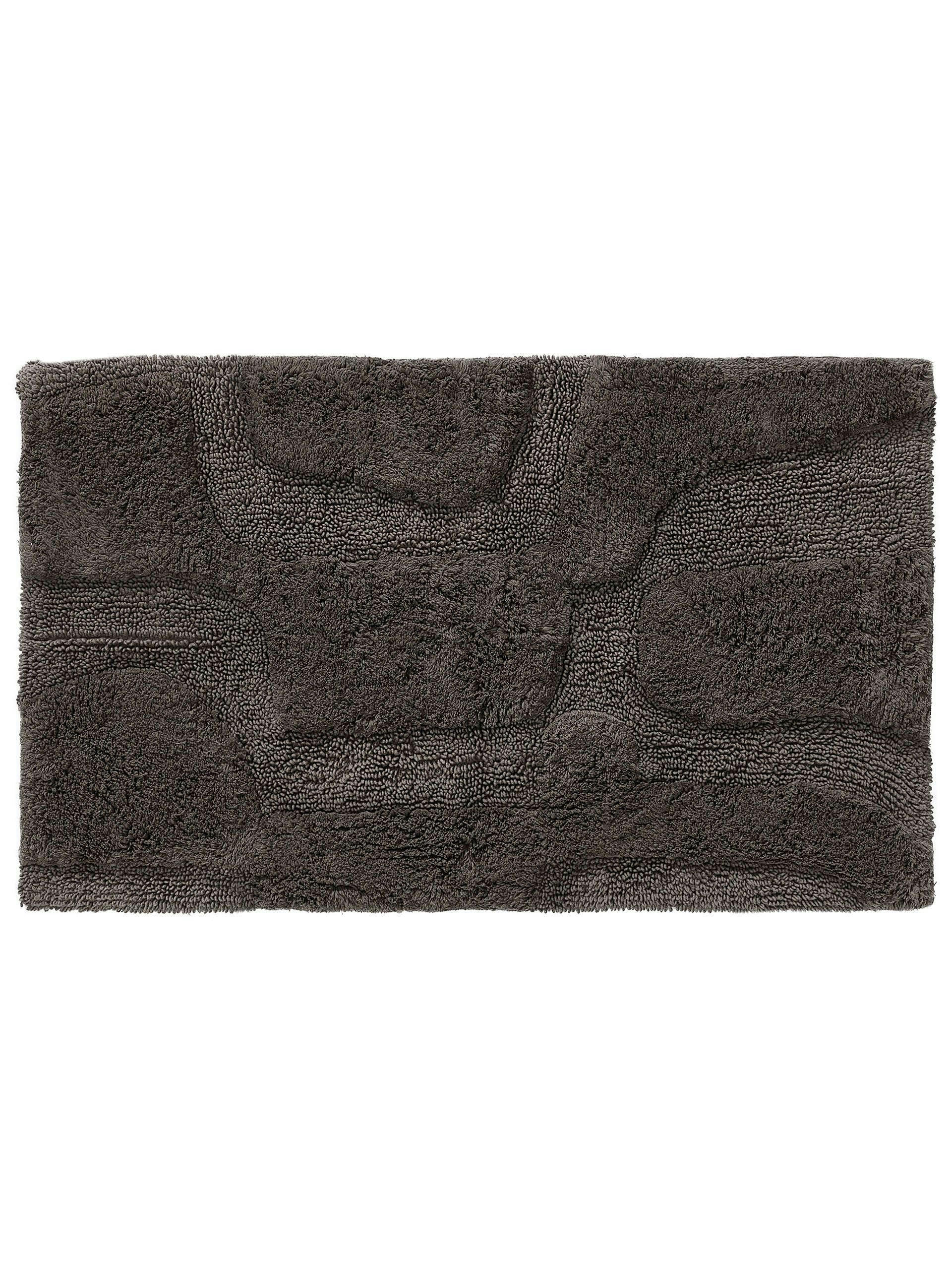 NEHIR - Tapis de Bain gris 50x80
