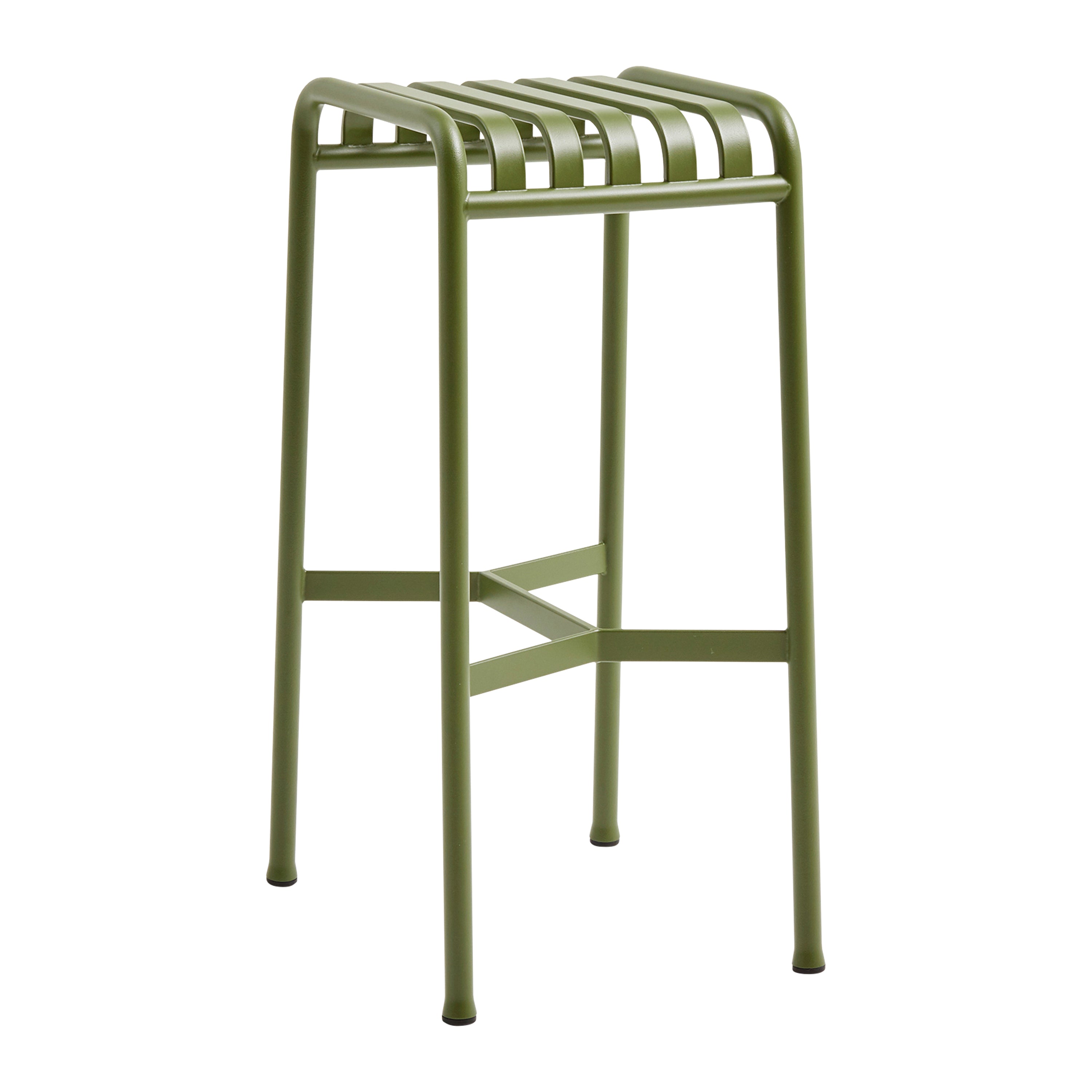 HAY Palissade Barkruk - Olijfgroen