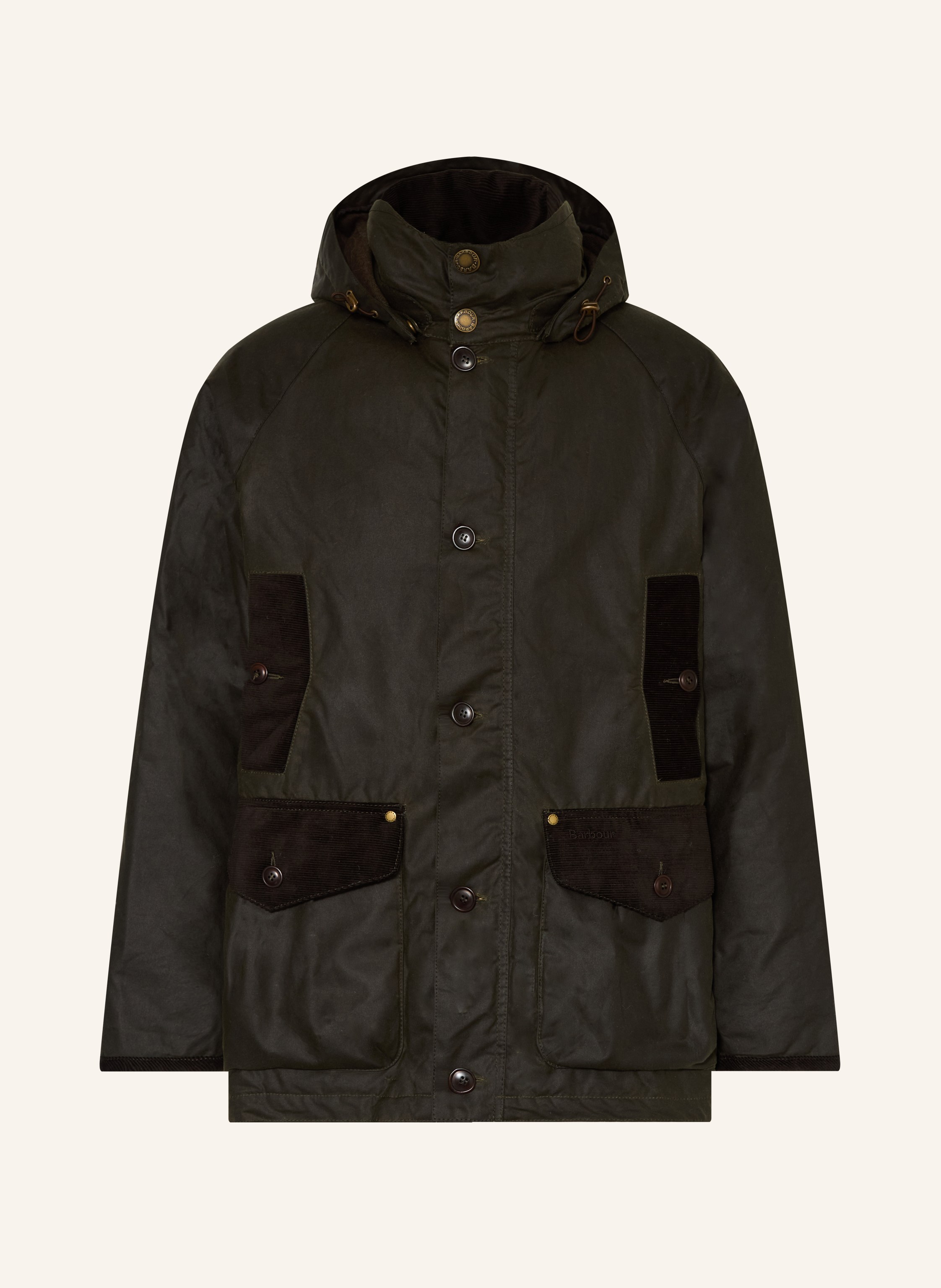 Barbour Parka BEAUFORT WAX mit abnehmbarer Kapuze
