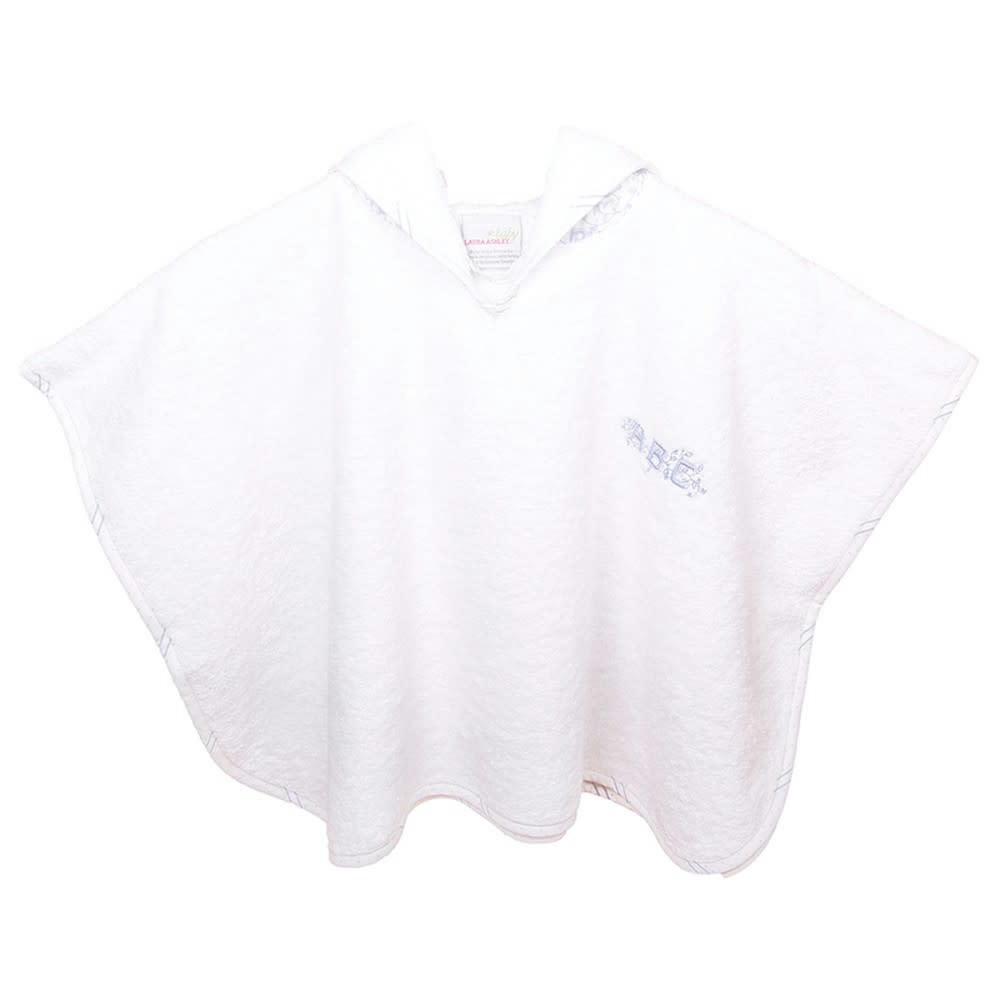 ALPHABET CIEL - Poncho de bain 2-4 ans alphabet bleu ciel