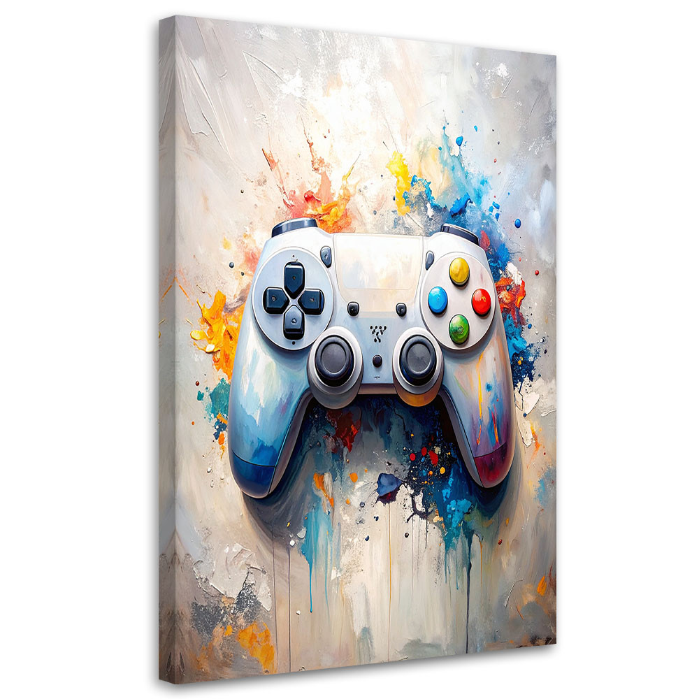 Feeby Obraz nowoczesny dla gracza, Konsola Gamepad Kontroler 40x60