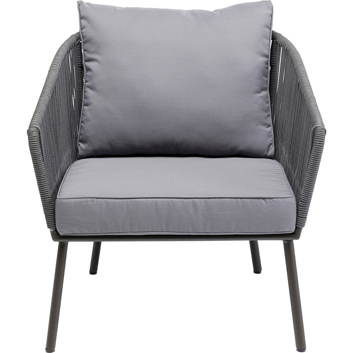 Kare Design Tuinfauteuil Elba grijs