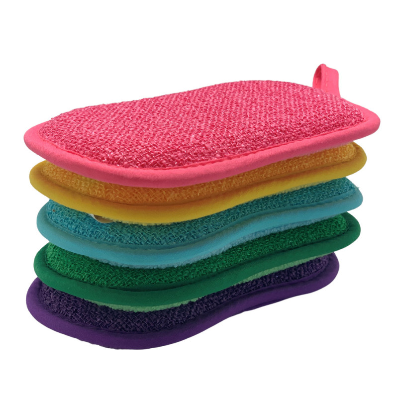 Eponge réutilisable multicolore 5 pièces VENTEO