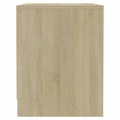 NNEVL Bedside Cabinet Sonoma Oak 45x34x44.5 cm Chipboard