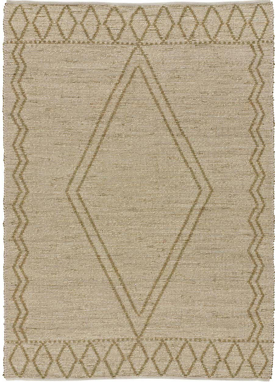 SEAGRASS - Tapis fabriqué à partir d'algues, en couleur naturel, 120X170 cm