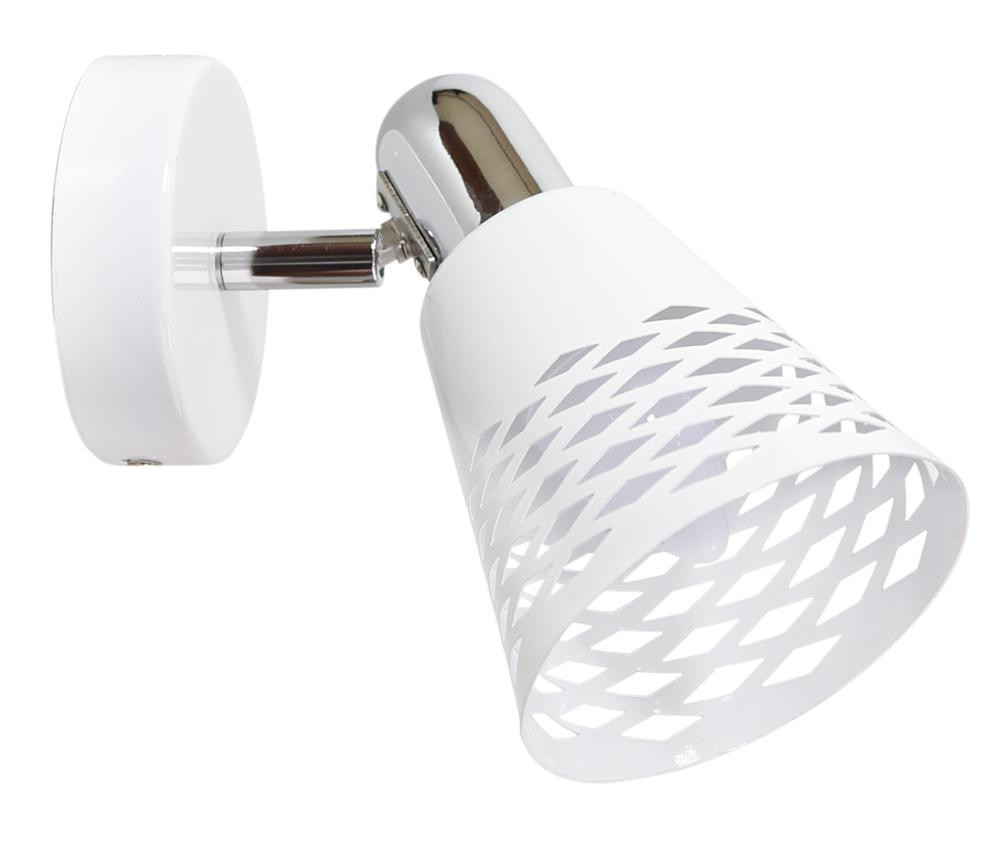 Lampa kinkiet DISCOVERY 1x40w e14 chrom/ biały